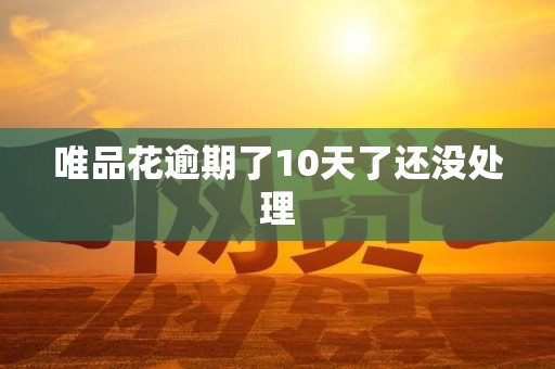 唯品花逾期了10天了还没处理