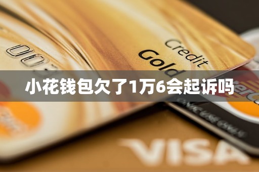 小花钱包欠了1万6会起诉吗