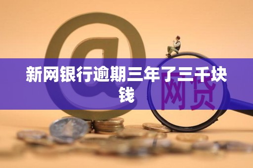 新网银行逾期三年了三千块钱