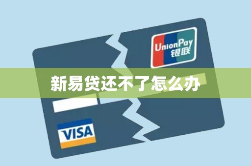 新易贷还不了怎么办