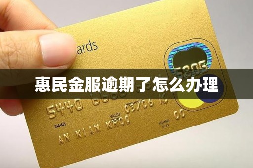惠民金服逾期了怎么办理