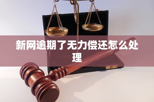 新网逾期了无力偿还怎么处理