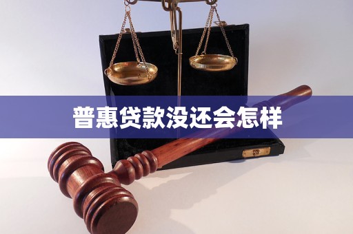 普惠贷款没还会怎样