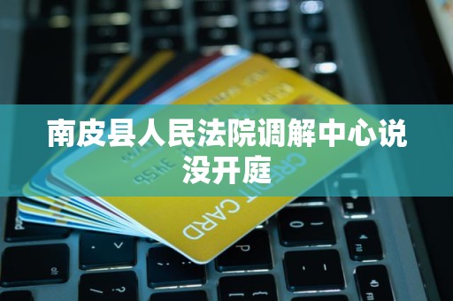 南皮县人民法院调解中心说没开庭 南皮县人民法院调解中心说没开庭
