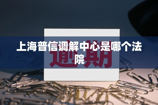 上海普信调解中心是哪个法院