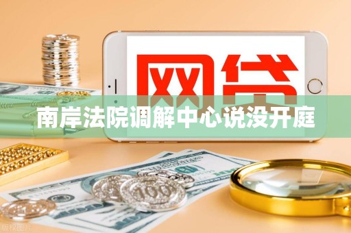 南岸法院调解中心说没开庭