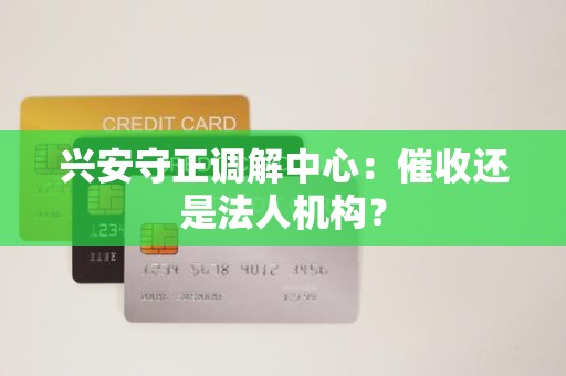 兴安守正调解中心：催收还是法人机构？