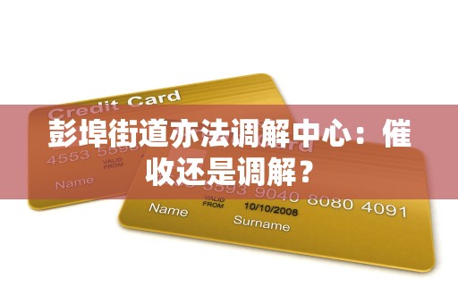 彭埠街道亦法调解中心：催收还是调解？