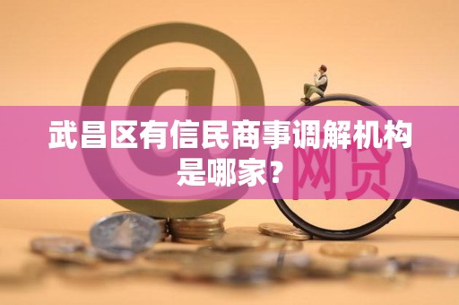 武昌区有信民商事调解机构是哪家? 武昌区有信民商事调解机构是哪家?