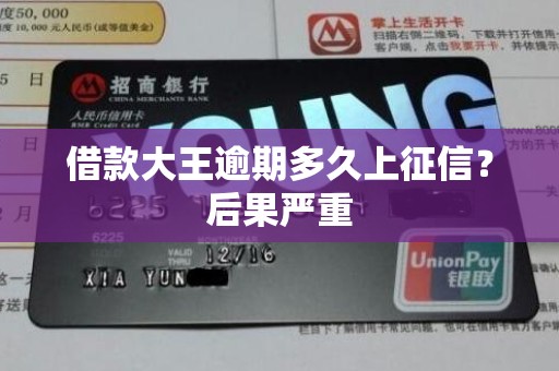 借款大王逾期多久上征信？后果严重