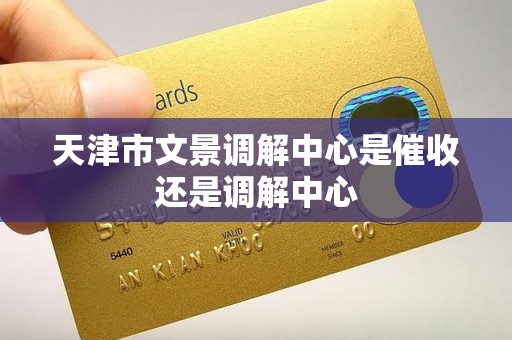 天津市文景调解中心是催收还是调解中心