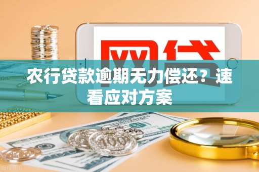 农行贷款逾期无力偿还？速看应对方案