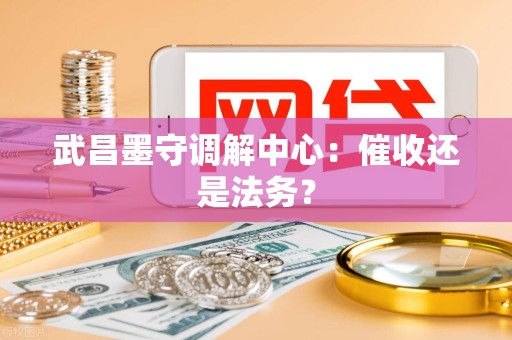 武昌墨守调解中心：催收还是法务？