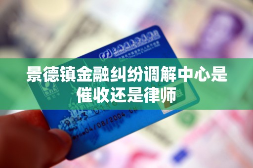 景德镇金融纠纷调解中心是催收还是律师
