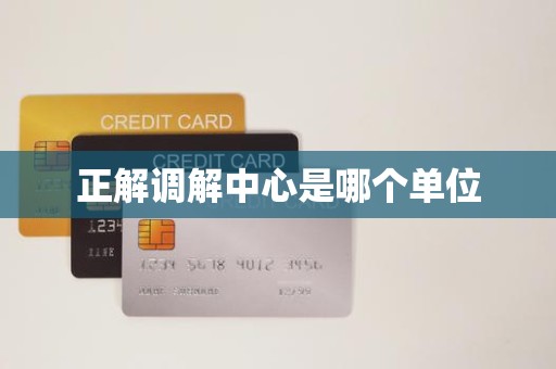正解调解中心是哪个单位