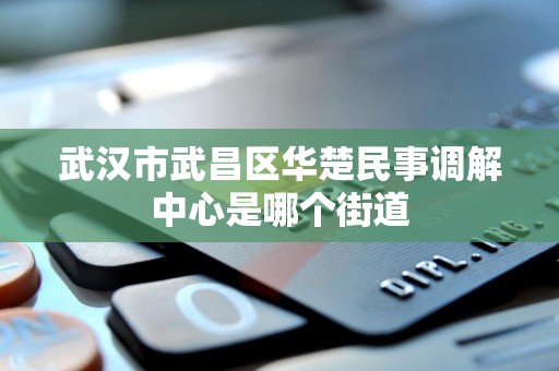 武汉市武昌区华楚民事调解中心是哪个街道