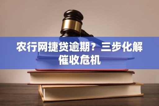 农行网捷贷逾期？三步化解催收危机