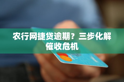 农行网捷贷逾期？三步化解催收危机
