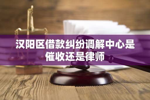 汉阳区借款纠纷调解中心是催收还是律师 汉阳区借款纠纷调解中心是催收还是律师