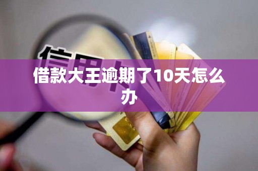 借款大王逾期了10天怎么办