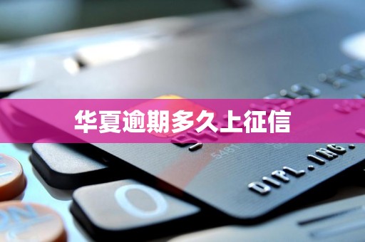 华夏逾期多久上征信 华夏逾期多久上征信