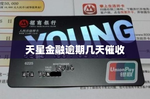 天星金融逾期几天催收