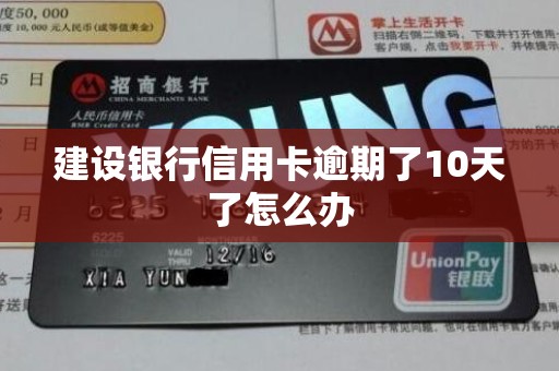 建设银行信用卡逾期了10天了怎么办