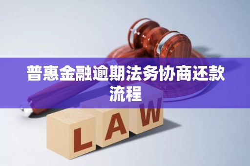 普惠金融逾期法务协商还款流程