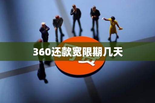 360还款宽限期几天