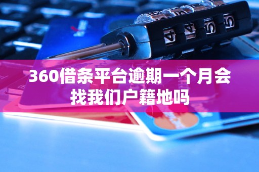 360借条平台逾期一个月会找我们户籍地吗