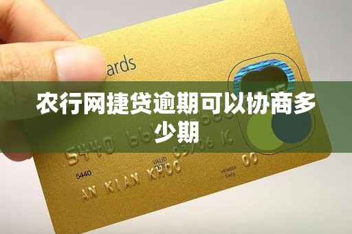 农行网捷贷逾期可以协商多少期