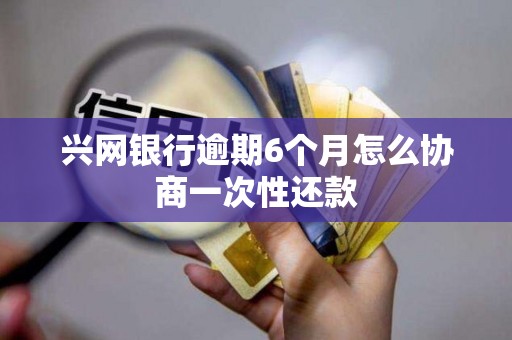 兴网银行逾期6个月怎么协商一次性还款 兴网银行逾期6个月怎么协商一次性还款