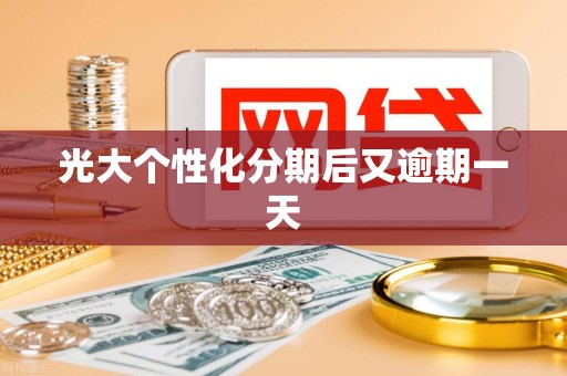 光大个性化分期后又逾期一天