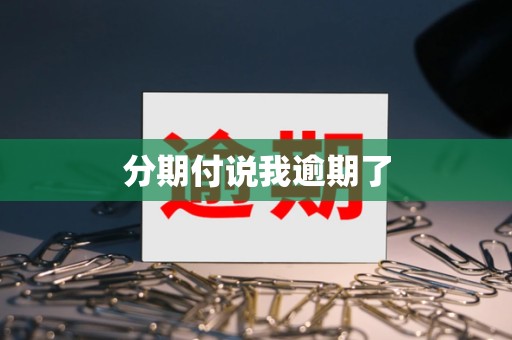 分期付说我逾期了