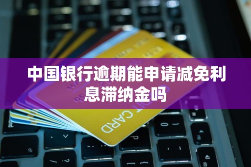 中国银行逾期能申请减免利息滞纳金吗