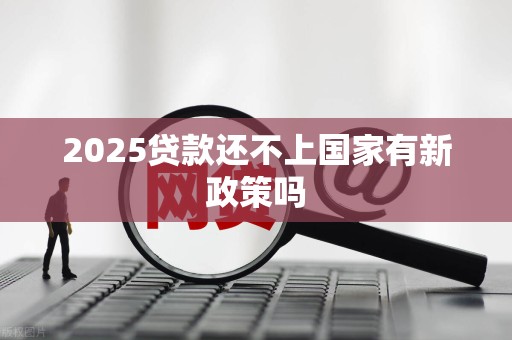 2025贷款还不上国家有新政策吗