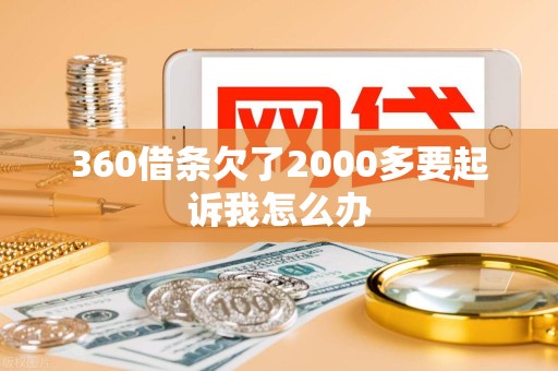 360借条欠了2000多要起诉我怎么办