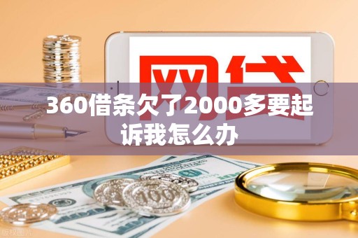 360借条欠了2000多要起诉我怎么办
