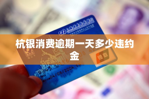 杭银消费逾期一天多少违约金