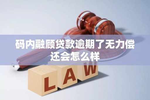 码内融顾贷款逾期了无力偿还会怎么样