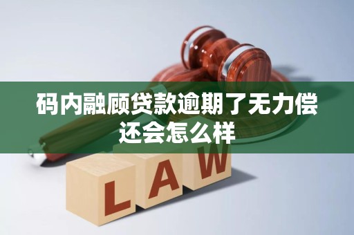 码内融顾贷款逾期了无力偿还会怎么样