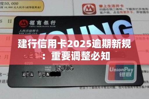 建行信用卡2025逾期新规：重要调整必知