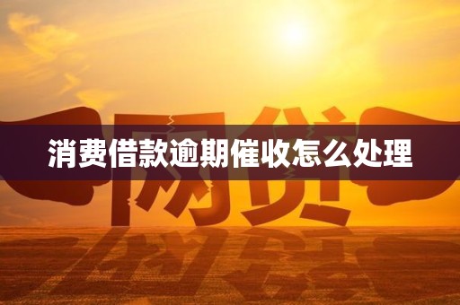 消费借款逾期催收怎么处理 消费借款逾期催收怎么处理