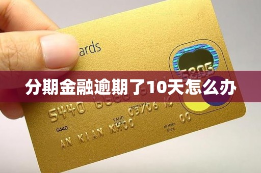 分期金融逾期了10天怎么办 分期金融逾期了10天怎么办