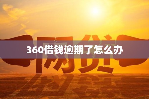 360借钱逾期了怎么办