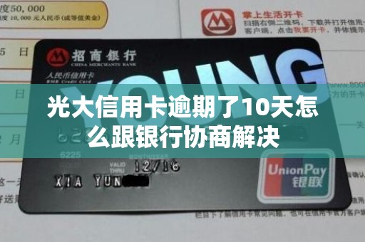 光大信用卡逾期了10天怎么跟银行协商解决