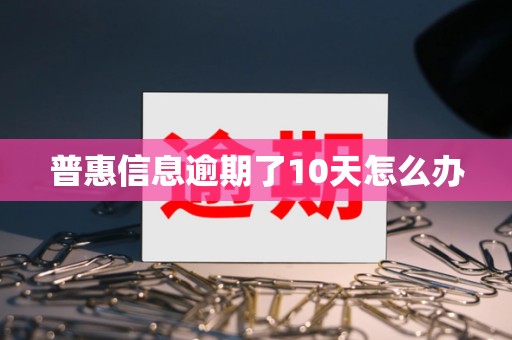 普惠信息逾期了10天怎么办 普惠信息逾期了10天怎么办