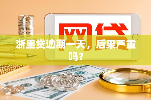 浙里贷逾期一天,后果严重吗? 浙里贷逾期一天,后果严重吗?