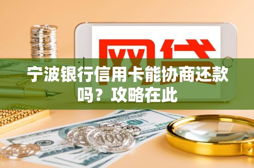 宁波银行信用卡能协商还款吗？攻略在此