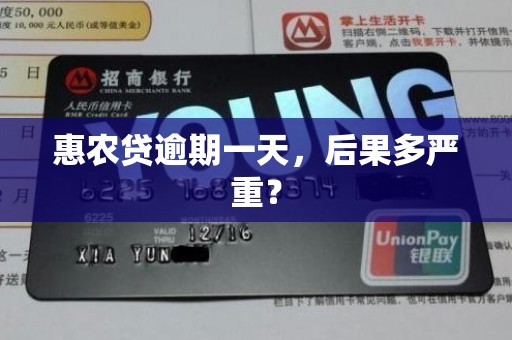 惠农贷逾期一天,后果多严重? 惠农贷逾期一天,后果多严重?